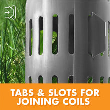 Load image into Gallery viewer, Dimex EasyFlex Plastic Tree Trunk Protectors, 6 Count, Grey (1131-6C)