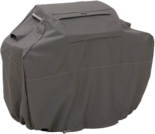 Classic Accessories Ravenna Grill Cover - Premium BBQ Cover with Reinforced Fade-Resistant Fabric and