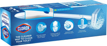 Load image into Gallery viewer, Clorox ToiletWand Disposable Toilet Cleaning System - ToiletWand, Storage Caddy and 6 Disinfecting ToiletWand Refill Heads (Packaging May Vary) (03191)