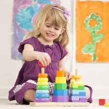 Load image into Gallery viewer, Melissa &amp; Doug Geometric Stacker