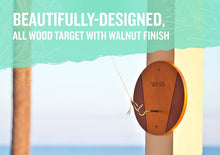Load image into Gallery viewer, Viva Sol Premium All-Wood Walnut Finish Hook and Ring Target Game for Use Indoors and Outdoors