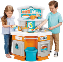 Load image into Gallery viewer, Little Tikes Home Grown Kitchen - Role Play Realistic Kitchen Real Cooking &amp; Water Boiling Sounds Kitchen Accessories Set for Girls Boys - Multicolor