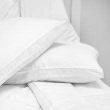 Load image into Gallery viewer, BioPEDIC Low Profile Hypoallergenic Flat Pillow (2 Pack),Standard/Queen