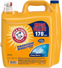 Load image into Gallery viewer, Arm &amp; Hammer Clean Burst Liquid Laundry Detergent, 170 Loads