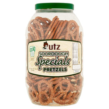 Load image into Gallery viewer, Utz Old Fashioned Sourdough Hard Pretzels – 28 oz Barrel – Big and Thick Classic Pretzel Knot Twist