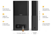 Load image into Gallery viewer, Petcube Bites Pet Camera with Treat Dispenser: HD 1080p Video Monitor, 2-Way Audio, Night Vision, Sound and Motion Alerts. Designed for Dogs and Cats