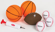 Load image into Gallery viewer, Majik Arcade 3-In-1 Sport Center for Basketball, Baseball, and Football