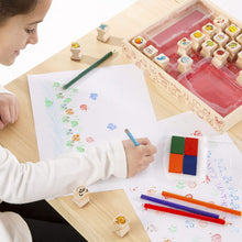 Load image into Gallery viewer, Melissa &amp; Doug Wooden Favorite Things Stamp Set