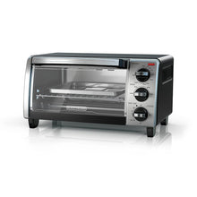 Load image into Gallery viewer, BLACK+DECKER  4-Slice Toaster Oven with Natural Convection, Black, TO1750SB