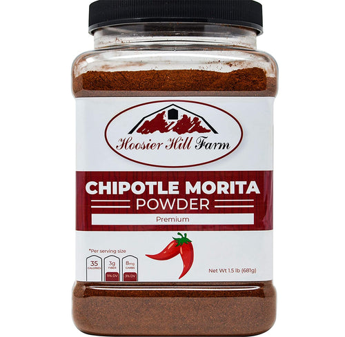 Hoosier Hill Farm Chipotle Morita Powder, 1.5 lbs. Plastic Jar