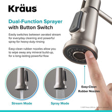 Load image into Gallery viewer, Kraus Britt Commercial Style Kitchen Purita Water Filter Faucet Combo