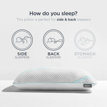 Load image into Gallery viewer, Tempur-Pedic TEMPUR-Adapt ProLo + Cooling-Queen Pillow, white