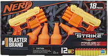 Load image into Gallery viewer, NERF Alpha Strike Fang QS-4 Two Blaster Set 18 Piece Dual Target