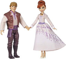 Load image into Gallery viewer, Disney Frozen Anna &amp; Kristoff Fashion Dolls 2 Pack, Outfits Featured In The Frozen 2 Movie