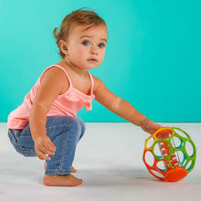 Load image into Gallery viewer, Oball Rainstick Rattle, Orange, 6.0" x 6.0" x 6.0",