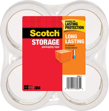 Load image into Gallery viewer, Scotch Long Lasting Storage Packaging Tape, 1.88" x 54.6 yd, 4 Rolls