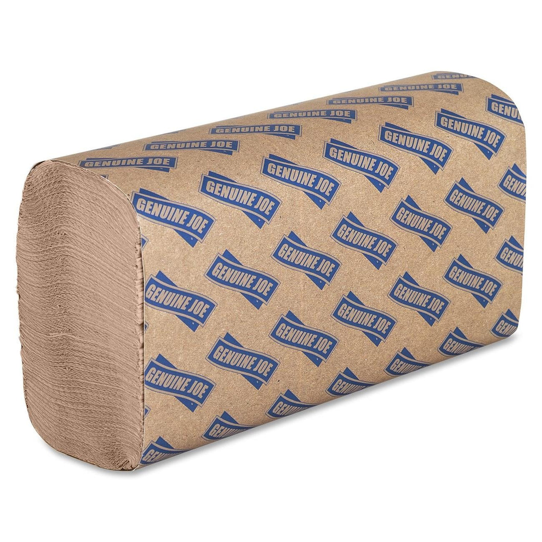 Genuine Joe GJO21040 Multifold Natural Towels, 9.25