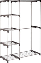 Load image into Gallery viewer, Honey-Can-Do WRD-02124 Double Rod Freestanding Closet, 45L x 19W x 68H