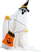 Load image into Gallery viewer, Haunted Hill Farm HHGHST-2FLS Life Size Animatronic Reaper, Indoor/Outdoor Halloween Decoration, Multi