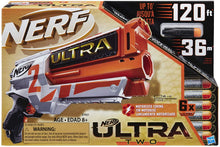 Load image into Gallery viewer, NERF Ultra Two Motorized Blaster -- Fast-Back Reloading -- Includes 6 Ultra Darts -- Compatible Only Ultra Darts