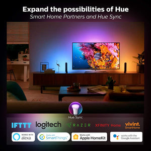 Philips Hue LightStrip Plus Dimmable LED Smart Light Extension (Works with Alexa Apple HomeKit and Google Assistant)