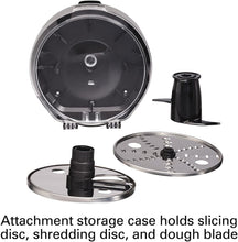 Load image into Gallery viewer, Hamilton Beach Stack &amp; Snap 8-Cup Food Processor &amp; Vegetable Chopper with Adjustable Slicing Blade, Built-in Bowl Scraper &amp; Storage Case, Silver (70820)