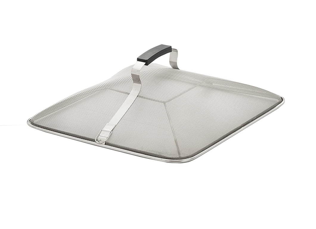 Excelsteel Stainless Steel 12-1/4-Inch Square Splatter Screen