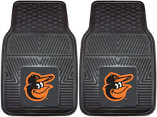 Load image into Gallery viewer, MLB - Baltimore Orioles Heavy Duty 2-Piece Vinyl Car Mats