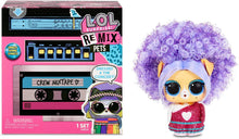 Load image into Gallery viewer, LOL Surprise Remix Pets 9 Surprises, Real Hair Includes Music Cassette Tape with Surprise Song Lyrics, Accessories, Dolls