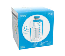 Load image into Gallery viewer, Twist Pouches - X-Large 8oz - Direct-Pump, Twist-Cap Breastmilk Storage Bags (Includes caps) - 40 Count