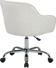 Load image into Gallery viewer, AVE SIX Bristol Chrome Base Upholstered Task Chair, Oyster Velvet