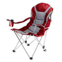 Load image into Gallery viewer, ONIVA - a Picnic Time Brand Portable Reclining Camp Chair, Red/Gray