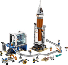 Load image into Gallery viewer, LEGO City Space Deep Space Rocket and Launch Control 60228 Model Rocket Building Kit with Toy Monorail, Control Tower and Astronaut Minifigures, Fun STEM Toy for Creative Play (837 Pieces)