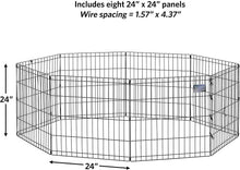 Load image into Gallery viewer, MidWest Homes for Pets Folding Metal Exercise Pen