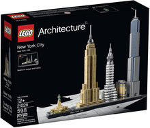 Load image into Gallery viewer, LEGO Architecture New York City 21028, Build It Yourself New York Skyline Model Kit for Adults and Kids (598 Pieces)