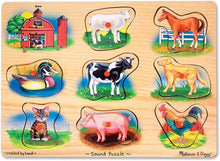 Load image into Gallery viewer, Melissa &amp; Doug Farm Sound Puzzle