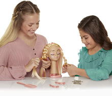 Load image into Gallery viewer, CGH Cute Girls Hairstyles! Styling Head - Straight Blonde Hair Doll