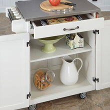 Load image into Gallery viewer, Home Styles Design Your Own Small Kitchen Cart - Natural Base with Wood Top