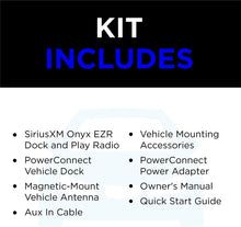 Load image into Gallery viewer, SiriusXM SXEZR1H1 Onyx EZR Satellite Radio with Home Kit