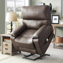 Load image into Gallery viewer, Better Homes &amp; Gardens Elton Deluxe Lift Recliner with Heat and Massage, Warm Gray Upholstery