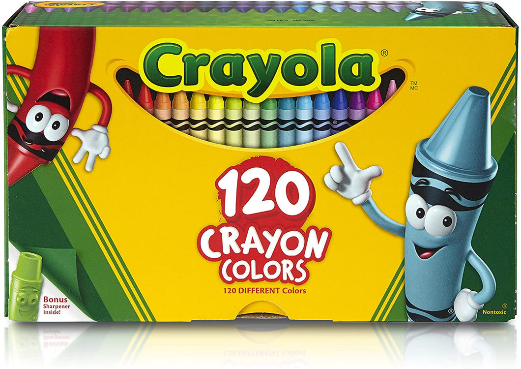 Crayola Classic Color Crayons, Tuck Box, 120 Colors (526920)