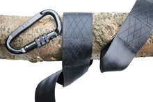 Load image into Gallery viewer, M &amp; M Sales Enterprises 10' Tree Strap with Carabiner Black