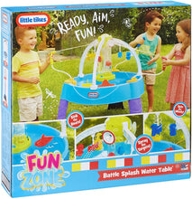 Load image into Gallery viewer, Little Tikes Fun Zone Battle Splash Water Table and Game for Kids