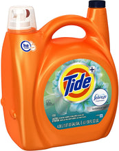 Load image into Gallery viewer, Tide Plus febreze Freshness Botanical rain he Turbo Clean Liquid Laundry Detergent Count, Orange, Original,Rain, 138 Fl Oz