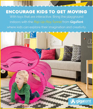 Load image into Gallery viewer, GigaTent 72&quot; Long (6 Feet) pop up Dolphin Play Tunnel  Indoors &amp; Outdoors Pink