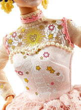 Load image into Gallery viewer, Barbie Signature Dia De Muertos 2020 Doll (12-in Brunette) in Embroidered Lace Dress and Flower Crown, with Certificate of Authenticity