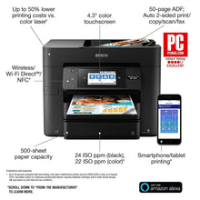 Load image into Gallery viewer, Epson Workforce Pro WF-4740 Wireless All-in-One Color Inkjet Printer, Copier, Scanner with Wi-Fi Direct, Amazon Dash Replenishment Enabled