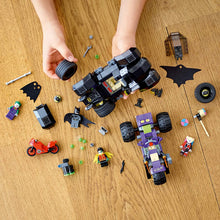 Load image into Gallery viewer, LEGO DC Batman Joker's Trike Chase 76159 Super-Hero Cars and Motorcycle Playset, Mini Shooting Batmobile Toy, for Fans of Batman, Robin, The Joker and Harley Quinn, New 2020 (440 Pieces)