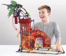 Load image into Gallery viewer, K'NEX Thrill Rides – Twisted Lizard Roller Coaster Building Set with Ride It! App – 403Piece – Ages 7-12 yrs Building Set (Amazon Exclusive)