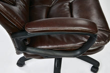 Load image into Gallery viewer, Office Star Deluxe Oversized Executive Faux Leather Chair with Padded Arms
